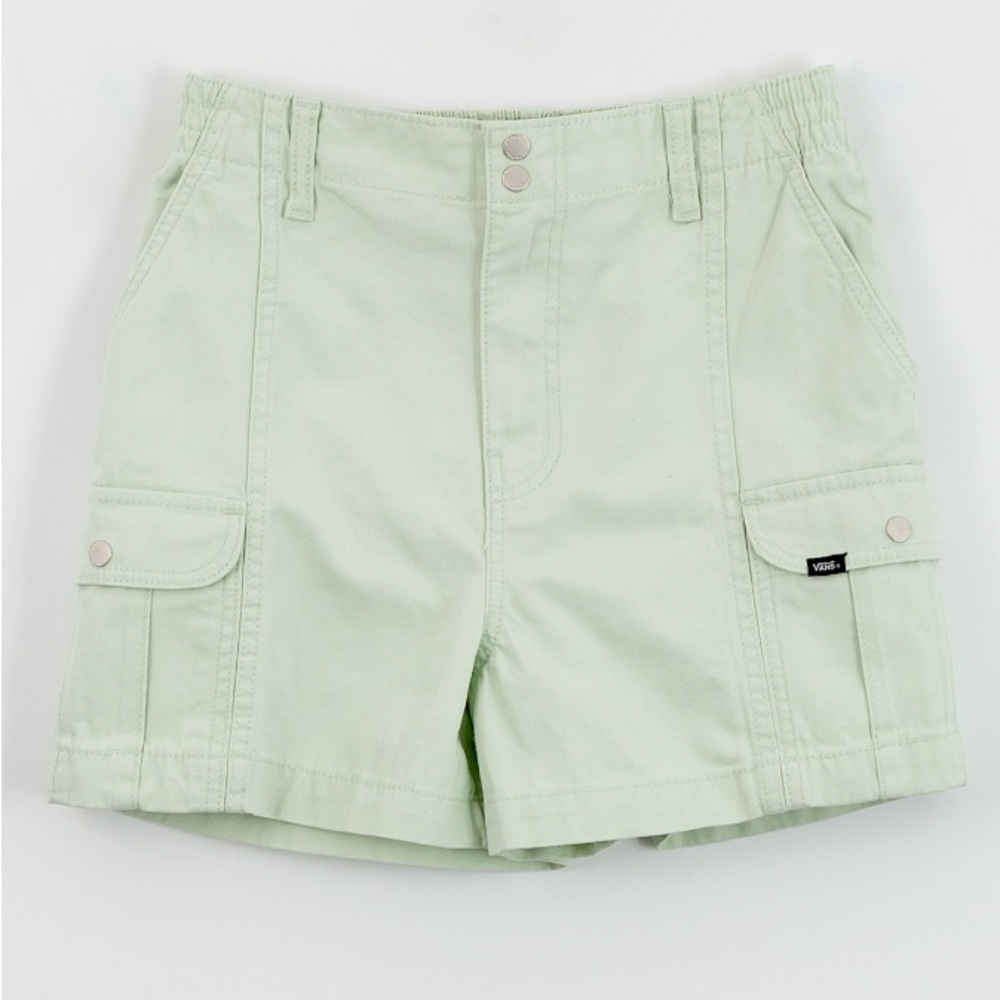 Vans Women's Sea Foam Green Cargo Shorts NWT